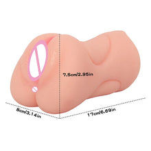 Load image into Gallery viewer, 3 In 1 Triple Holes Inverted Model Male Masturbation Cup