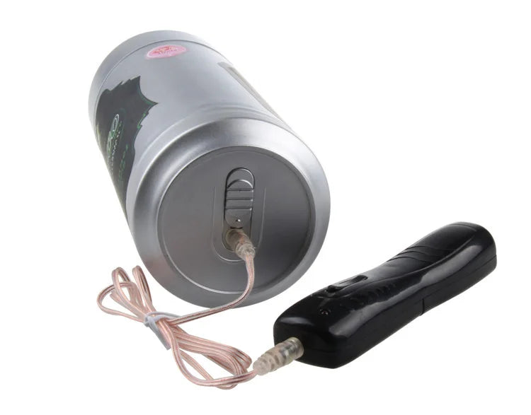 Adult Products Beer Bottle Manual Vibration Mouth And Anus Simulation Inverted Male Masturbation Aircraft Cup