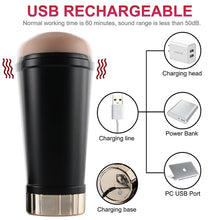 Load image into Gallery viewer, Aircraft Cup Men&#39;s Fully Automatic Telescopic Masturbation For Adults Funny Penis Stretching Exercise Machine For Men