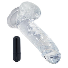 Load image into Gallery viewer, Crystal Simulation Transparent Dildo 8.26 Inch