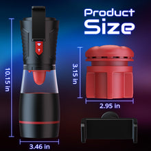 Load image into Gallery viewer, 【Partner Play】LickMe Phone Holder 4 Suction 7 Tongue-Licking Voice Function Male Stroker Masturbator