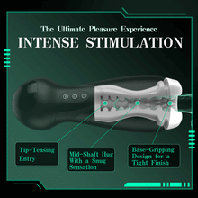 Load image into Gallery viewer, SolaceX Intense Suction &amp; Vibration Pleasure Male Masturbator