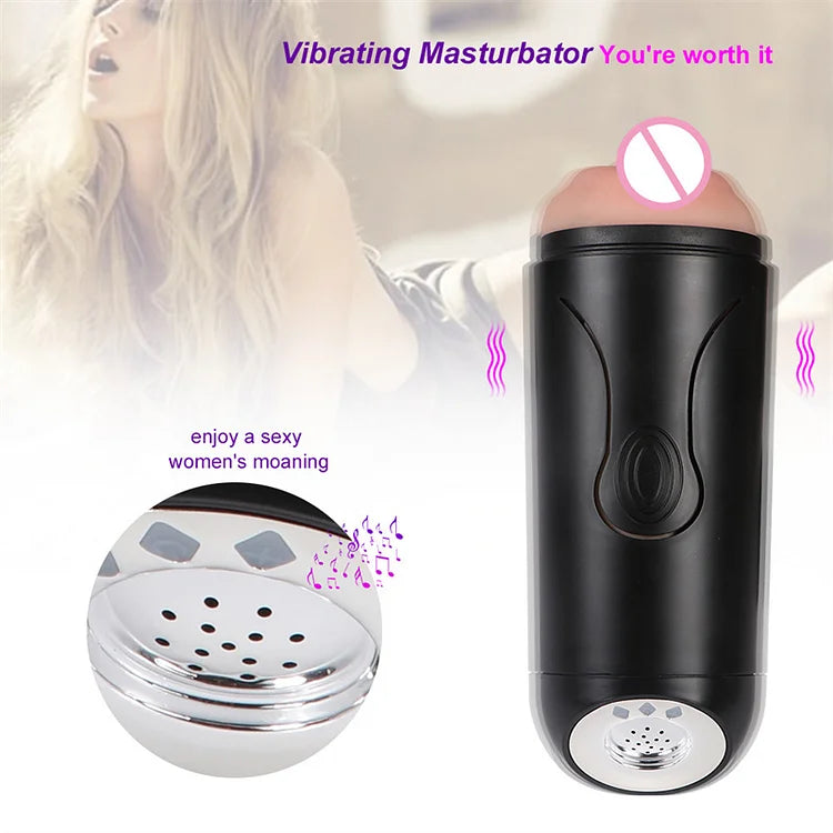 Full Automatic Airplane Cup Male Masturbator Penis Exerciser Intelligent Pronunciation Airplane Cup Sex Toy Wholesale