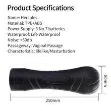 Load image into Gallery viewer, Men&#39;s Masturbator Portable Aircraft Cup Hercules Electric Vibration Yin Jiao Oral Cup Adult Sex Products