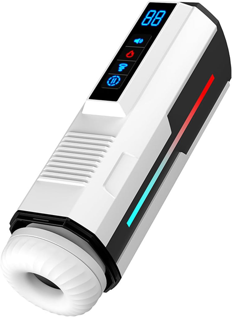 Automatic Male Masturbator Sex Toys for Men, Adult Toy Penis Pump with 7 Vibrating & 5 Sucking Thrusting Modes, LCD Display Mens Realistic Pocket Pussy Stroker Blowjob Machine