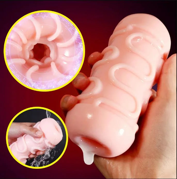 Shot With A Ball Simulated Vagina Male Masturbator