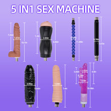 Load image into Gallery viewer, Automatic Sex Machine with 7 Attachments Dildos &amp; Masturbator Cup 80° Adjustable Climax Engine