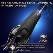 Load image into Gallery viewer, Male Sex Toys for Men - Masturbator Machine with 10 Modes Vibration &amp; 10 Licking Tongue,Adult Sex Toys for Training &amp; Prolong Endurance,Waterproof Male Stroker