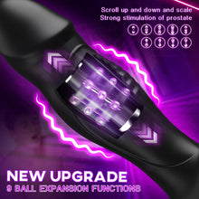 Load image into Gallery viewer, Prostate Massager Anal Toys with Penis Ring 9 Swing Rolling Vibrating Modes Male Sex Toys Anal Vibrator for Men Male Adult Sex Toy for Men Vibrating Anal Butt Plug