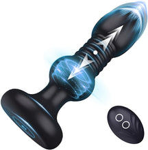 Load image into Gallery viewer, Thrusting Anal Plug Butt Plug, Remote Control Anal Sex Toy Vibrator With 5 Vibrating and Thrusting Modes,Prostate Massager For Male and Female, HBABY Waterproof Adult Sex Toy Anal Toys P Spot Massager