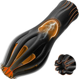 Male Masturbator Sex Toys for Men, Powerful Elongated Compact Penile 360 Training Wrap with 10 Vibrating Modes - Anal Penis Vibrator for Men