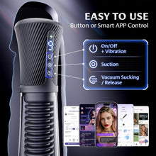 Load image into Gallery viewer, Male Masturbator Penis Pump Sex Toys for Men, 9 Vibrating Spring &amp; 5 Vacuum Suction Adult Mens Sex Toy with 2 Switchable Sleeves for Masturbation or Training, Govosaa Fleshliglt for Men Masterubaters