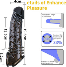 Load image into Gallery viewer, Dovelo Reusable Penis Sleeve Cock Extender / Condom