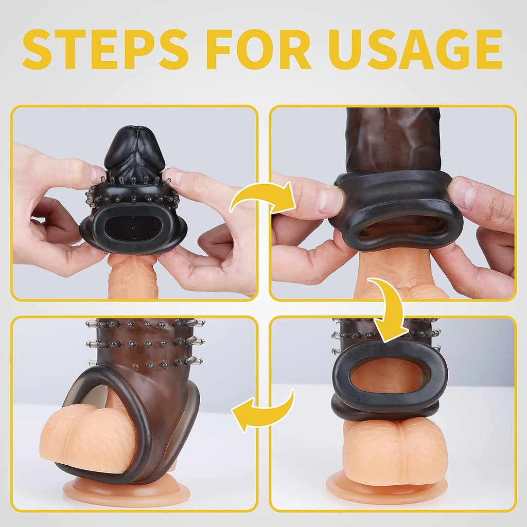 Dovelo Reusable Penis Sleeve Cock Extender / Condom