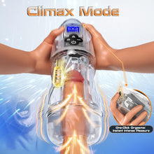 Load image into Gallery viewer, Rogen - Fully Transparent Vibrating Sucking Voice Male Mechanical Stroker