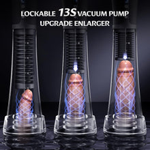 Load image into Gallery viewer, Male Masturbator Penis Pump Sex Toys for Men, 9 Vibrating Spring &amp; 5 Vacuum Suction Adult Mens Sex Toy with 2 Switchable Sleeves for Masturbation or Training, Govosaa Fleshliglt for Men Masterubaters