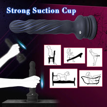 Load image into Gallery viewer, Anal Male Adult Sex Toys - Wriggling Rotating Vibrating Prostate Massager Anal Butt Plug Sex Toy for Men Women Couples, Porinda Remote Control Anal Dildo Vibrator with Suction Cup, 7 Modes Anal Beads