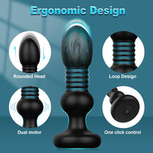 Load image into Gallery viewer, Thrusting Anal Plug Butt Plug, Remote Control Anal Sex Toy Vibrator With 5 Vibrating and Thrusting Modes,Prostate Massager For Male and Female, HBABY Waterproof Adult Sex Toy Anal Toys P Spot Massager