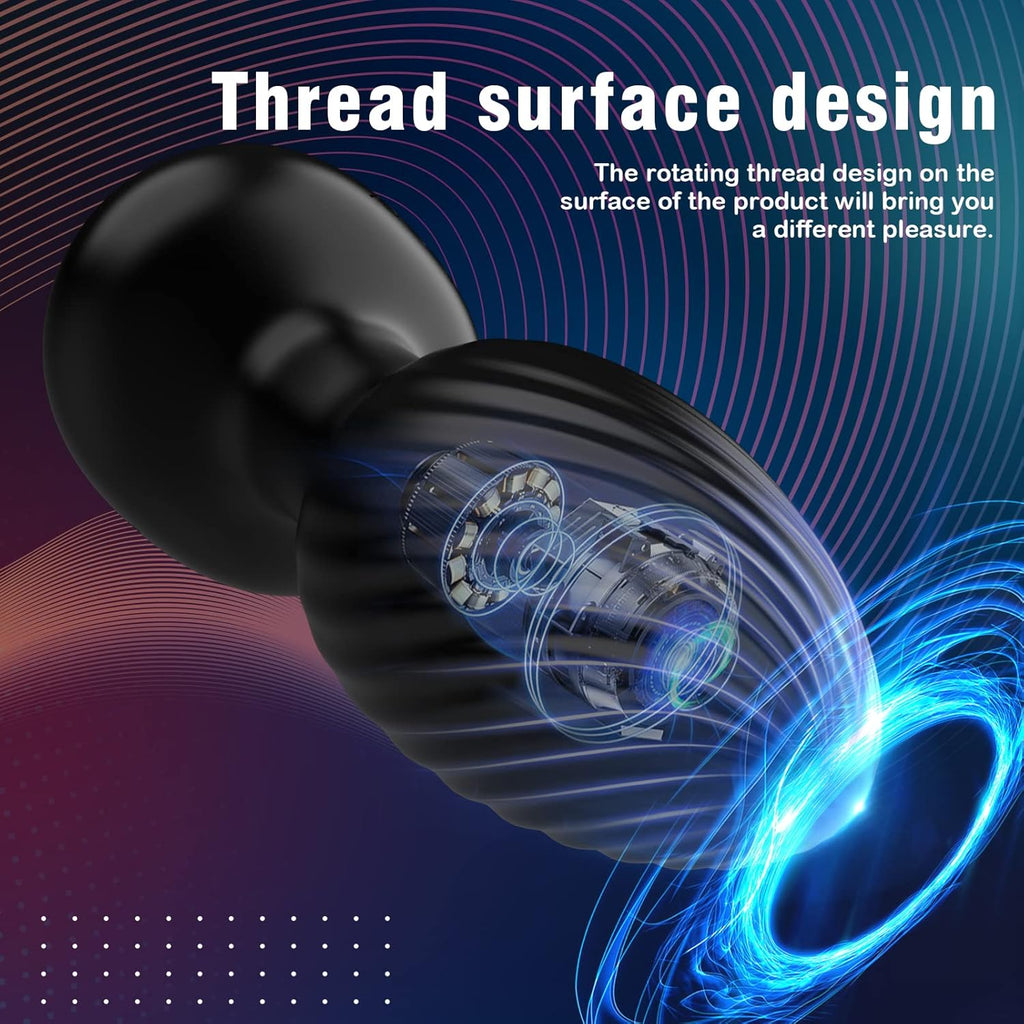 Anal Vibrators Sex Toys, Anal Toys Anal Plug with 7 Rotation & 7 Vibration, Adult Toys Remote Control Vibrator Sex Toys4couples Men & Women Thrusting