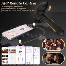 Load image into Gallery viewer, Vibrating Cock Ring, 3 in 1 Sex Toy Cockringvirbator with 10 Vibration Modes Dual Penis Ring Erection Adult Toys, Sex toyscouples for Couples Silicone Male Sex Toys for Gay Mens Couples Set Cockring