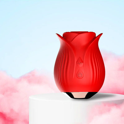 Rose Vibrator Sucking Nipples Clitoris Stimulator