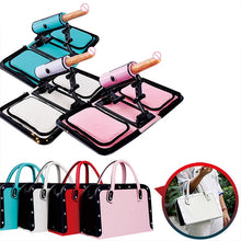 Load image into Gallery viewer, Leather Bag Female Sex Machine Masturbation Pumping Gun With Dildos