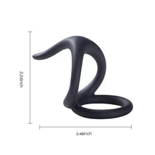 Load image into Gallery viewer, Van - Dual Penis Ring Erection Enhancing Cock Ring