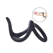 Load image into Gallery viewer, Van - Dual Penis Ring Erection Enhancing Cock Ring