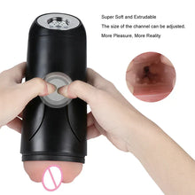 Load image into Gallery viewer, Full Automatic Airplane Cup Male Masturbator Penis Exerciser Intelligent Pronunciation Airplane Cup Sex Toy Wholesale