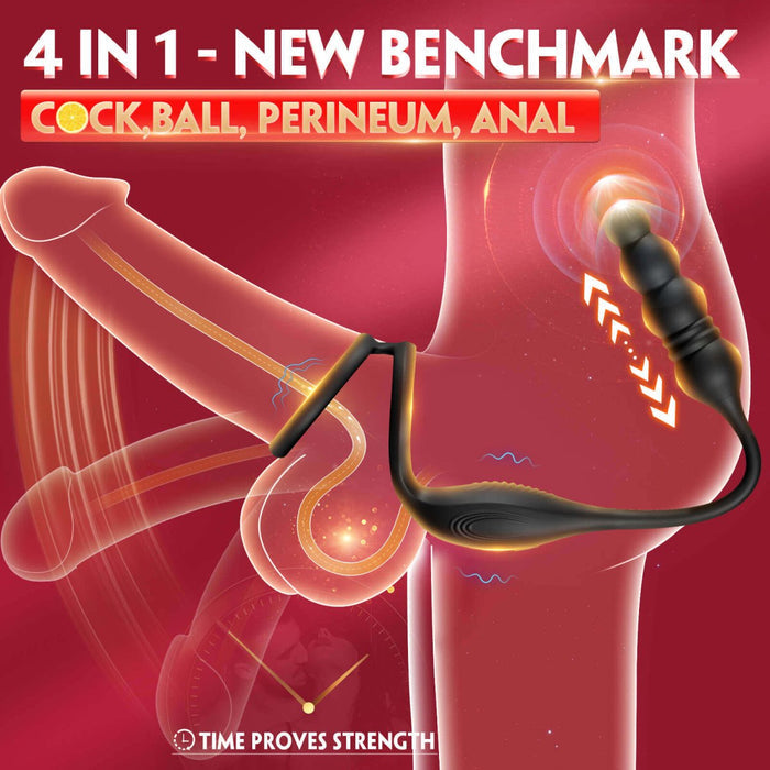 ARCHIE4 - App Control Vibrating and Thrusting Anal Plug