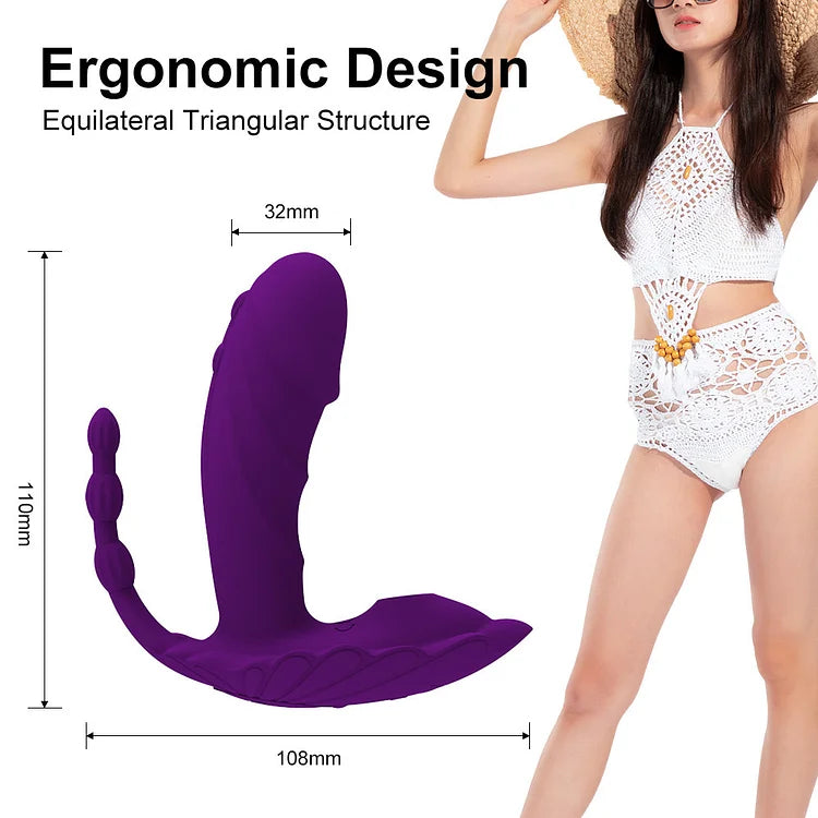 Wearing Jumping Egg Sucking Vibrator 8-band Female Sex Products
