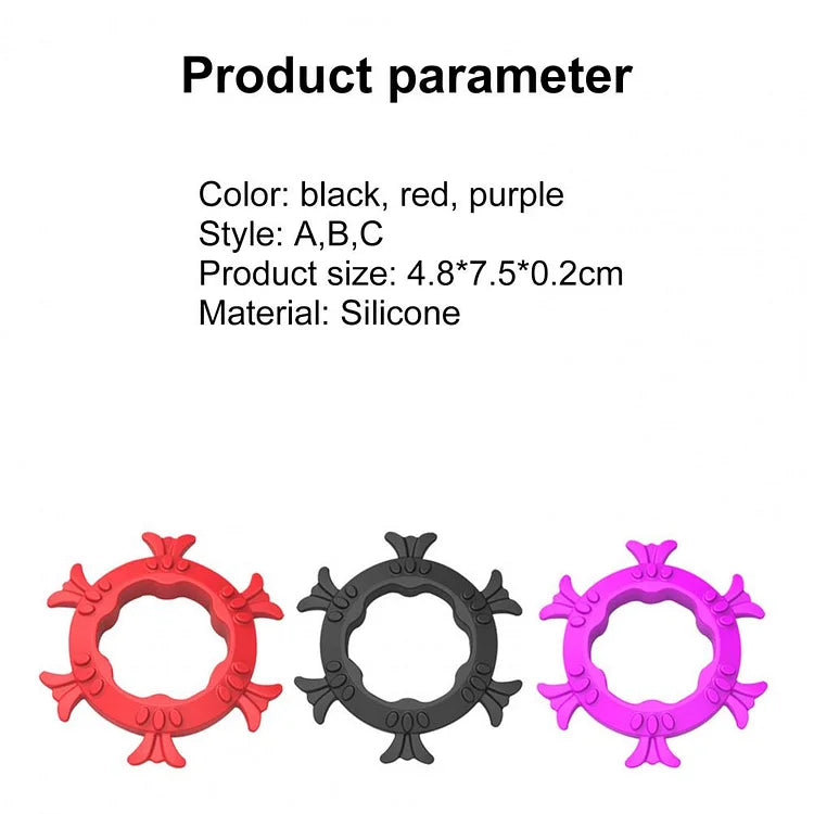 Silicone Male Penis Delay Ejaculation Ring Cock Ring