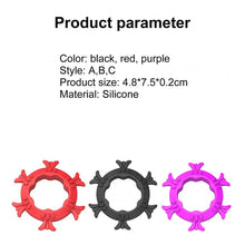 Load image into Gallery viewer, Silicone Male Penis Delay Ejaculation Ring Cock Ring