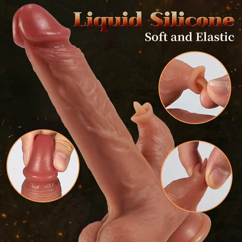 Yingjue Simulation Penis Wireless Expansion F27 Tongue Licking Swing Vibration