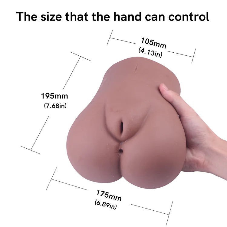 4.2lb Lifelike Brown Sex Doll Realistic Big Butt Pocket Pussy Ass